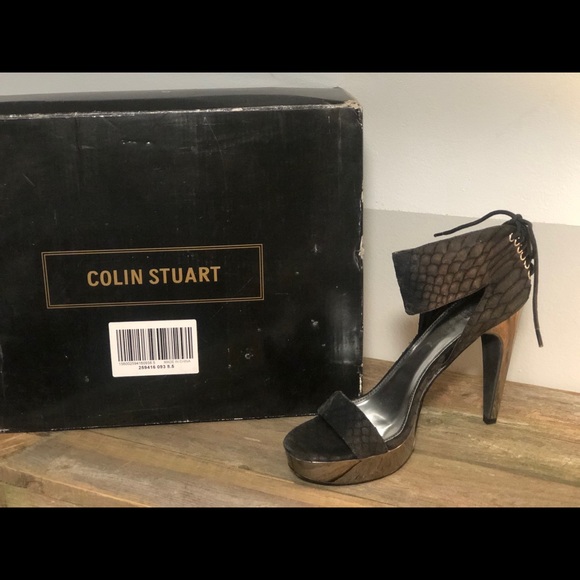 COLIN STUART #259416-093 lace up heels - Picture 5 of 5